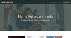 Desktop Screenshot of flameretardantfacts.com